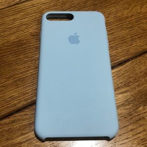 Sky Blue Apple Silicone iPhone 7 / 8 Plus Case